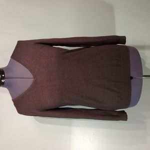 Women's V-Neck Brown Sweater